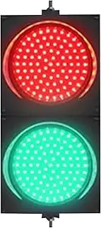 200mm/300mm Traffic Signal, Motor Vehicle Road, Led Pedestrian Warning Light, Waterproof and Dustproof, Protection Grade IP53, Visible Distance, High and Low Temperature Resistant(Size:300mm)