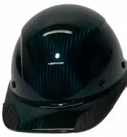 Custom Translucent Teal Carbon Fiber Lift DAX HDCC-17KG Cap HardHat