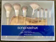 SONIA KASHUK Limited Edition OPAL TWIST Brush Set 8-Brushes and Case NEW Sealed