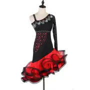 Ballroom Women's Latin Rumba Tango Salsa Samba Competition Dance Dress 281