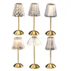 Crystal Table Lamp Bedside Sleeping Light Touch Control for Bedroom Living Room