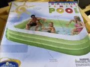2007 Intex 58484T 120 in x 72 in x 22 in Swim Center Family Inflatable Pool New