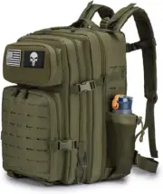 Mochila Táctica Para Hombre Grande 45L Militar Impermeable Deporte Al Aire Libre