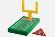 NEW Home Depot Football Field Goal Game kids workshop wooden kit w pin Sept 2024