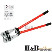 25 - 150 mm² Crimp Crimping Crimper Tool Battery Cable Lug Anderson Plug