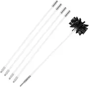 1 Set Inner Wall Cleaning Brush Laundry Washer Cleaner Wash Machine Cleaner Hair Brush Cleaning Tool Dryer Lint Brush Duct Nylon Galvanized Iron Wire Washing Machine Brush Bendable
