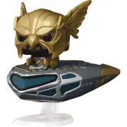 Pop Rides Super Deluxe Black Adam Hawkman Cruiser Figure Funko Inc
