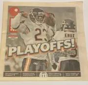 Chicago Sun Times Red Eye Devin Hester Playoffs Bears HOF Newspaper
