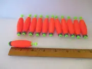 12 2.0" FISHING BOBBERS Small Cigar Floats Weighted Foam Snap on Float Choice