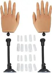Hand with Suction Stand for Manicure Ring Display