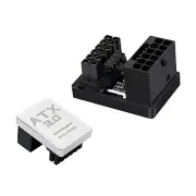 Female to Male Turning Connector Power Adapter Elbow For PCIe5.0 Graphics Card