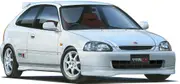 Fujimi 1/24 Civic Type R (EK9) Early Type (ID-15) Plastic Model Kit [03998]