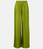 [Rohe] Róhe Silk palazzo pants UK 12 green