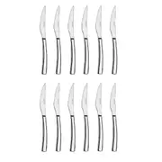 Tablekraft Amalfi Stainless Steel Steak Knife - Set 12