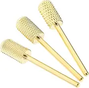 3pcs Moon Nail Drill Bits Set for Acrylic Nails Easy to Use Manicure Tools