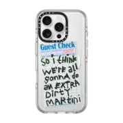 iPhone 16 Pro Clear Case MagSafe Compatible An extra dirty martini