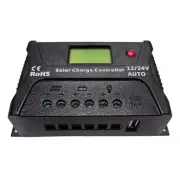 ALEKO Solar Charge Controller 20A Intelligent 2 USB Ports Display 12/24V
