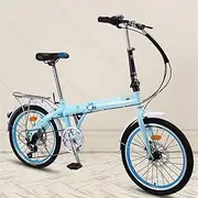 MilkYa Sky Blue Folding Bicycle