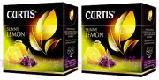 2 PACK CURTIS Black Tea Sunny Lemon 40 Pyramids RF NO GMO Made in Russia