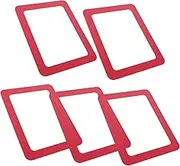 HEALEEP Magnetic Poster Frame 5pcs for Fridge Pvc Scratch Resistant Double Sided Versatile Photo Display Home Office