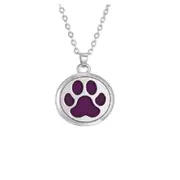 Aromatherapy Oil Diffuser Locket Pendant Necklace Perfume Essential Dog