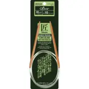 Clover Takumi Bamboo Circular Knitting Needles 48"-Size 10/6mm