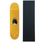Primitive Skateboard Deck Tupac Shakur Gold 8.38" with Griptape