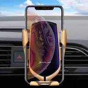 Infrared Sensor Wireless Car Charger for QI Devices and Car Phone Holder Air Vent Clip Type
