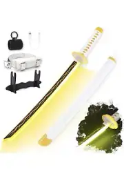 Rengeng 40” LED Rechargeable Demon Slayer Cosplay Sword: Agatsuma Zenitsu