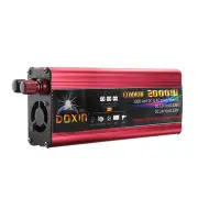 Power Inverter 2000W Peak Modified Sine Wave Converter DC 12V/24V To AC 220V USB Plug Port