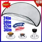 BBQ Heat Resistant Fire Pit Mat Round Stove Fire Mat Fireproof Under Grill Mat