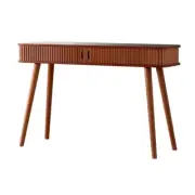 Artiss Console Table Hallway Drawer Entryway Desk Display Shelf Wooden Leg