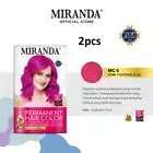 MIRANDA Premium 3D Permanent Hair Dye (MC-5 PINK FUCHSIA) 2pcs