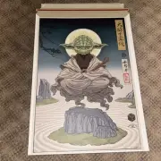 2025 Star Wars Celebration Japan Jedi Master Yoda 11x17 Badge Art Poster