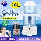 8 Stage Benchtop Water Filter - Ceramic Mineral Stone Carbon Purifier Filters