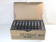 【SEALED x 10】SONY ED Metal EL-500 Video Cassette Tape for ED Beta VCR #3726-1