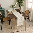 Exquisite White Embroidered Table Runner Placemat for Formal Occasions