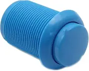 28mm Round Arcade Push Button with Microswitches for Arcade Game Machine DIY Parts (Color : 1pcs Blue)