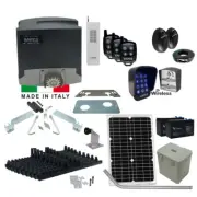 Gate Opener Solar Sliding Gate System Easy to install DIY Wireless Controler Kit