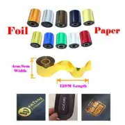 Hot Stamping Foil Paper Leather Heat Transfer Laminating Gilding PVC Card Emboss