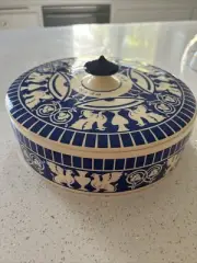 Tortilla’s , Bread ,Chapati & pappad Box Ceramic Painted