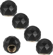 Universal Tire Pressure Caps 5pcs Tire Valve Stem Covers Car Tire Air Caps Wheel Valve Cap Easy Install for Autos