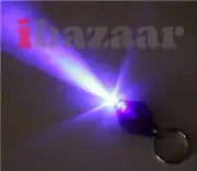 Ultra Violet UV LED Key Ring Torch Photon Keyring Light