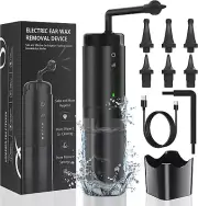 Ear Wax Removal Tool Kit, Water Powered Ear Cleaner Safe & Effective, Electric T