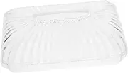 UTHCLO Clear Acrylic Tissue Dispenser Box Elegant Tissue Storage Organizer for Home Office and Hotel Modern Access Versatile Design for Living Room and Desktop Use