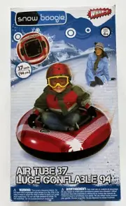 Snow Boogie Air Tube 37" Wham-O Luge Gonflable 94 Ages 4+ Sturdy Grip Handles