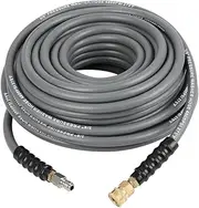 100ft Pressure Washer Hose 4200 PSI 3/8 Inch Kink Free 3/8"Quick Connect With Couplers Replacement Hybrid Flexible Outdoor Hose for Electric or Gas Power Washer