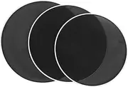 WESIEVYA 3 pcs Double Layer Silent Drum Heads Replacement Mute Pads Mesh Drum Heads for Practice Excellent Performance Delicate Workmanship Classic Color