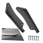 2PCS Car Rear Bumper Diffuser Spoilers, Universal Car Rear Bumper Carbon Fiber