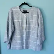 Philosophy linen jacket. Size 14.